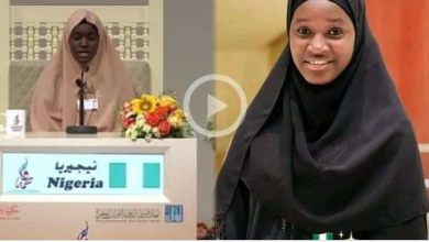 BIDIYO: Kalli Bidiyon Yadda Wata Budurwa Yar Asalin Jahar Kano Tazo Matsayi Na Biyu A Haddar Al’qur’ani Mai Girma Ta Duniya A Dubai