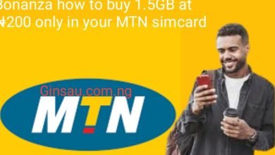 Bonanza how to buy 1.5GB at ₦‎200 only in your MTN simcard