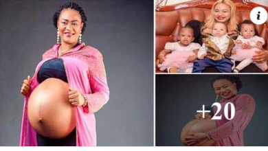 Wata yar Nigeria ta haifi yara uku rigis bayan shekara 14 tana fatan haihuwa